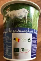 Yaourt de chèvre biologique