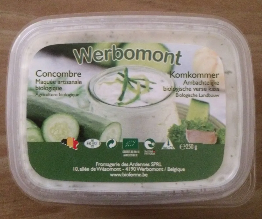 Concombre Maquée artisanale