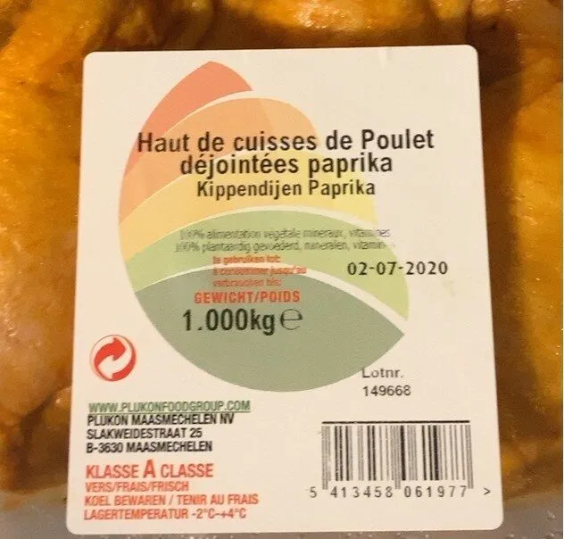 Cuisses de poulet paprika