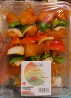 Brochettes de Filets de poulet marines