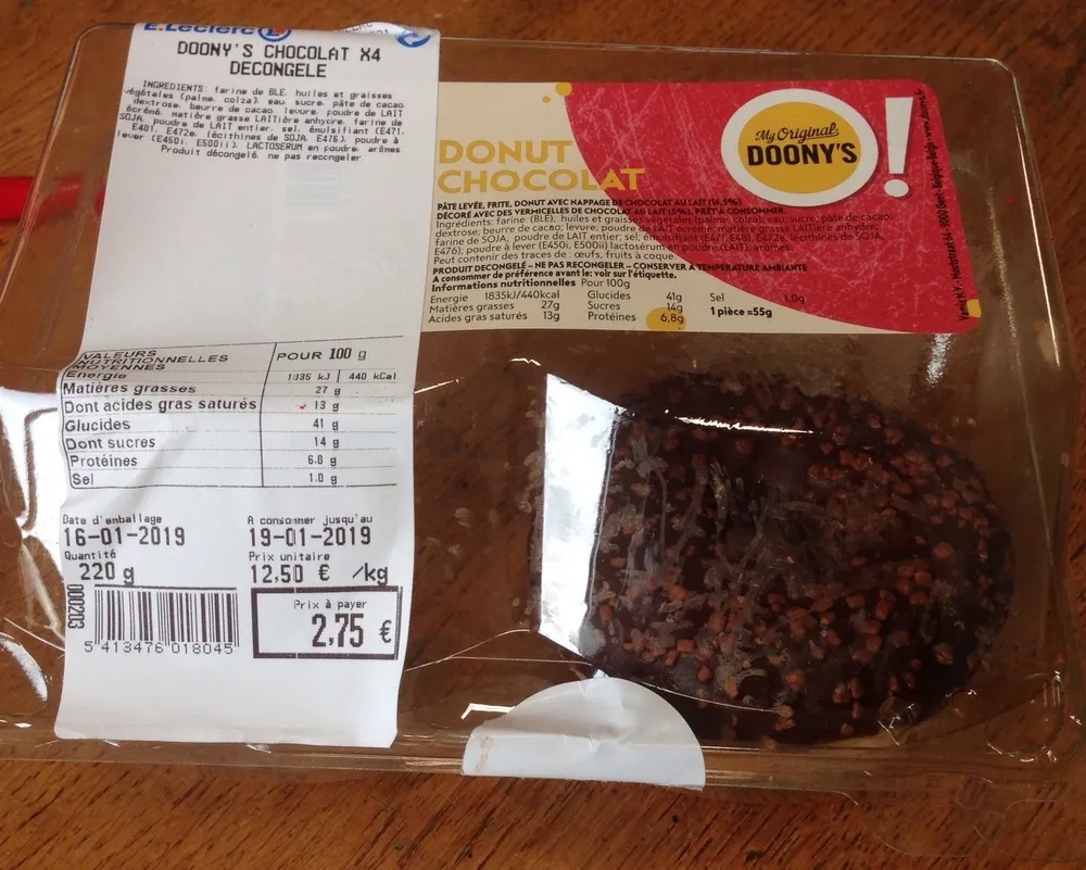 Donut chocolat