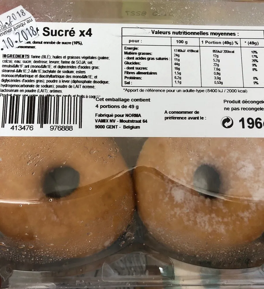 Donuts sucré