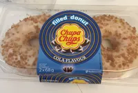 Filled donut chupa chups cola flavour