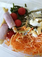Plat froid jambon asperge