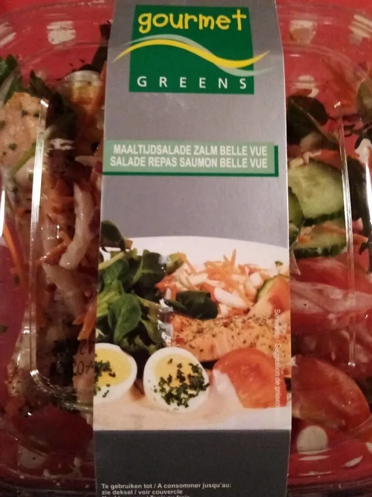 Salade repas saumon belle vue