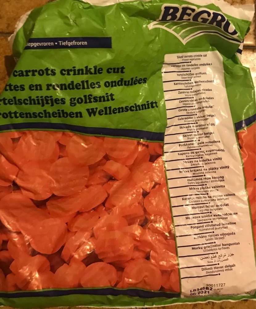 Begro Sliced Carrots 1 Kg