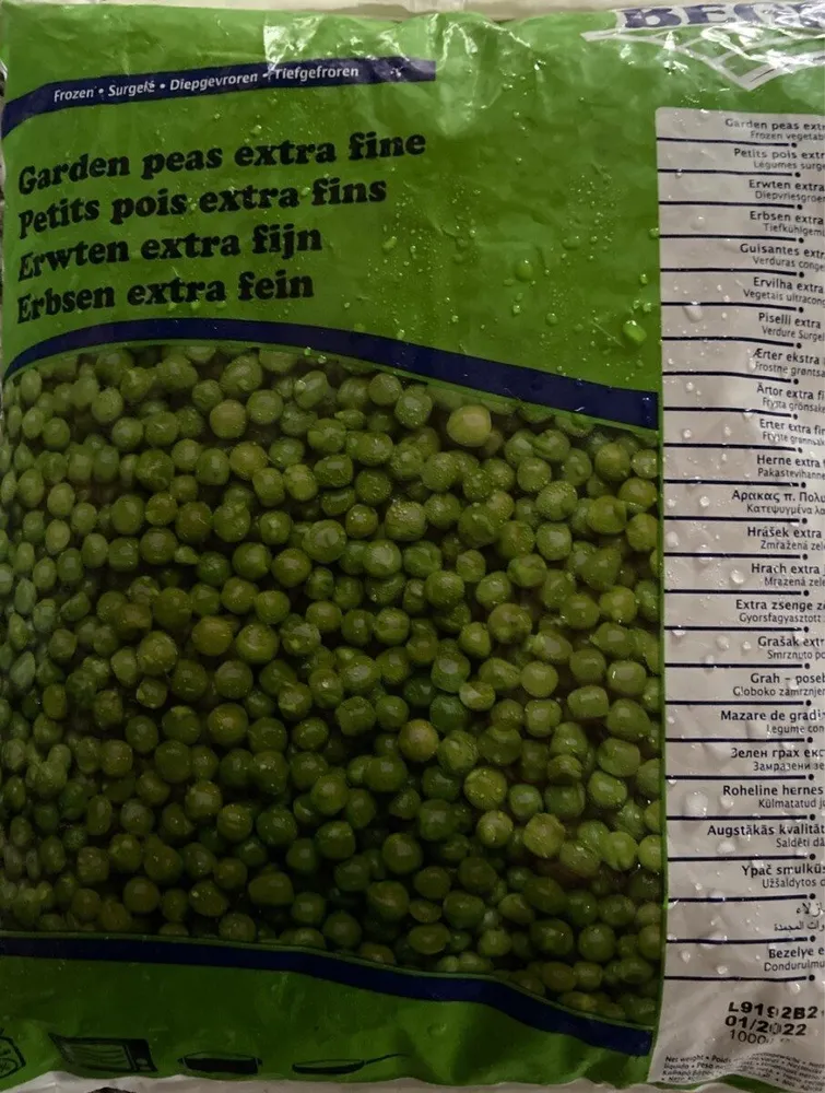 Petits pois extra fin surgelés