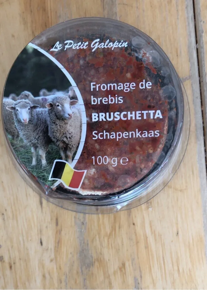 Bouchée de brebis bruschetta