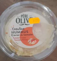 Créative humus caviar de tomates