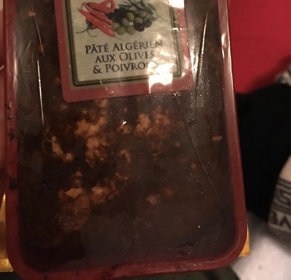 Pâté algerien aux olives et poivrons