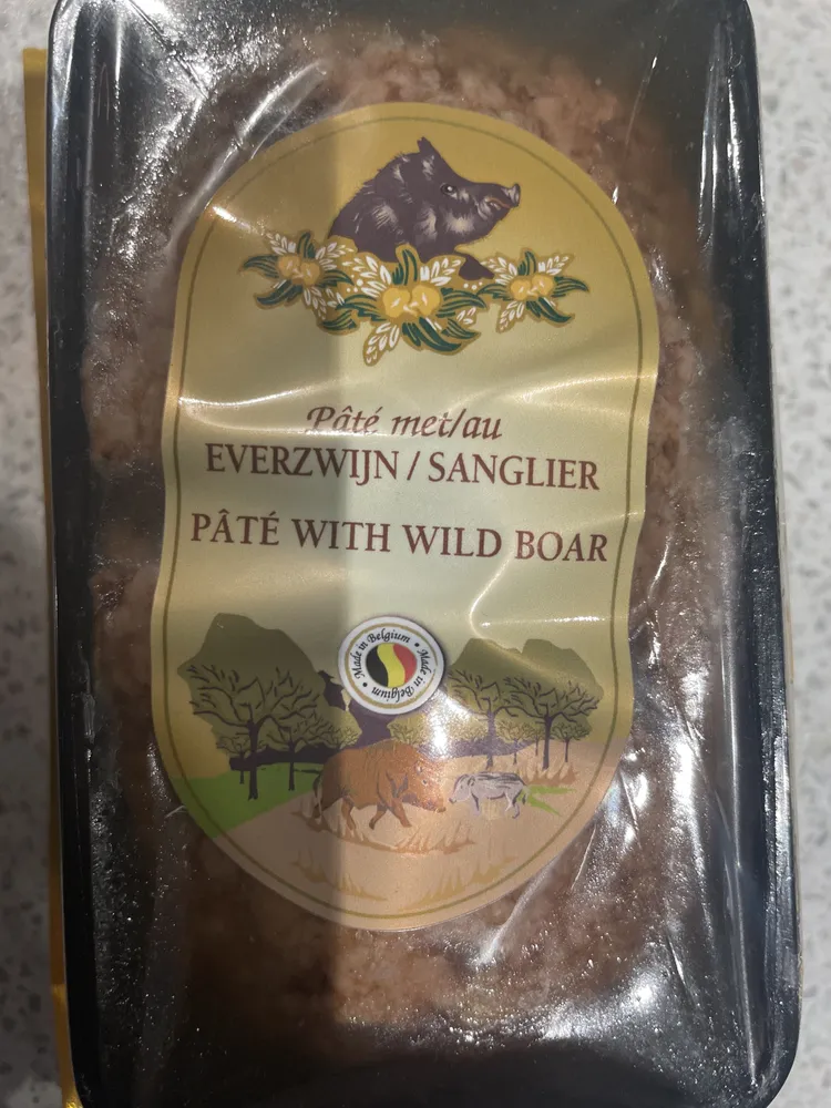 Pate with wild boar & garlic