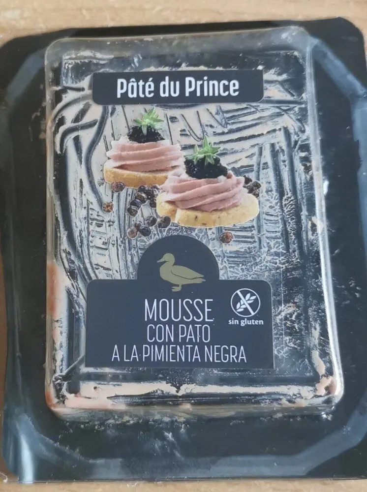 Mousse con pato a la pimienta