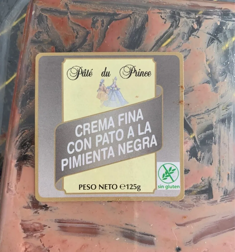 Crema fina con pato a la pimienta negra