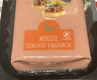 Mousse con pato y naranja
