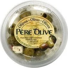 Pere olive met kaas