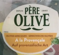 Pere olive, Olives vertes provencales, la barquette de 400 gr