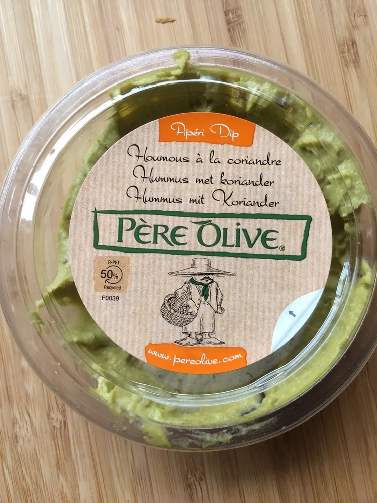 Houmous à la coriandre vegan