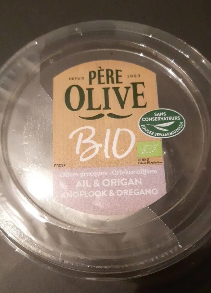 Olives grecques ail et origan