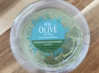 Hummus concombre et basilic