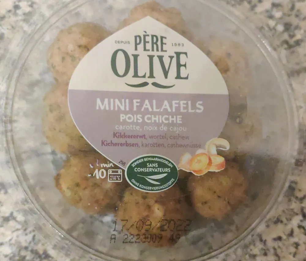 Mini Falafels pois chiche