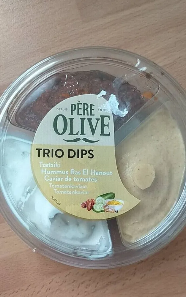 Trio tzatziki, Hummus Ras le Hangout et Caviar de tomates