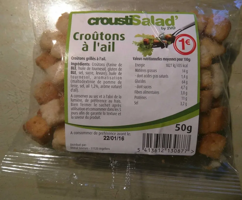 Croûtons à l'ail