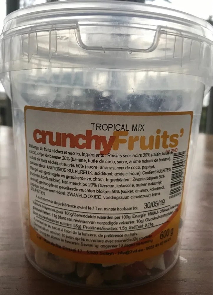 Crunchy Fruits' tropical mix