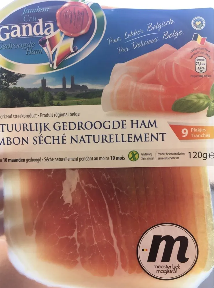 Jambon seché naturellement