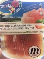 Jambon seché naturellement