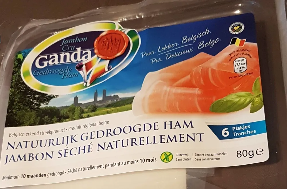 Jambon séché naturellement