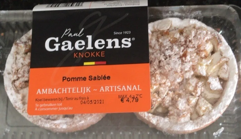 Pommes sablées