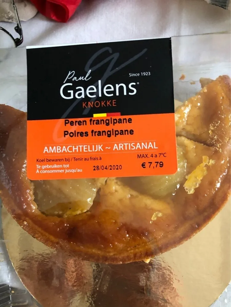 Poires frangipanes