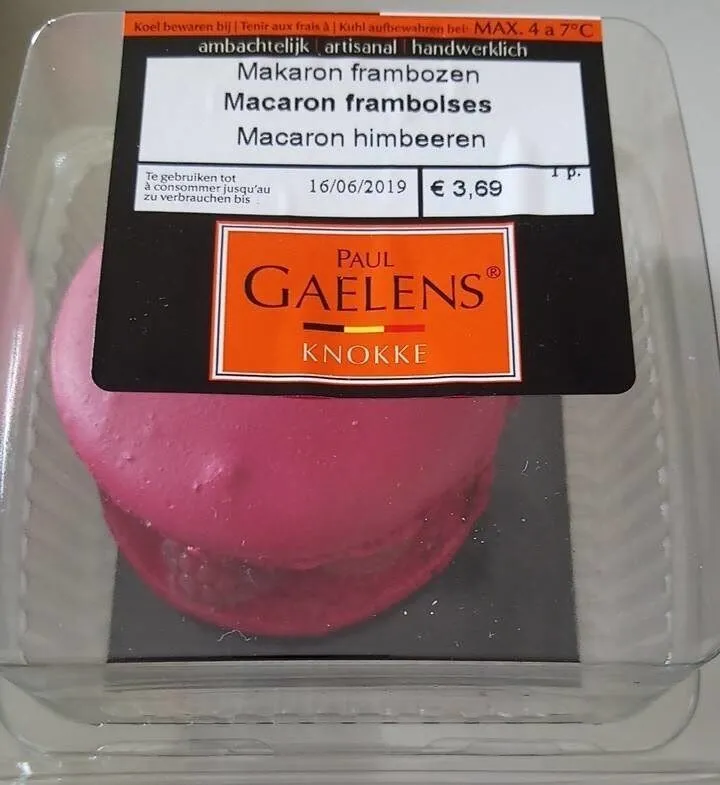 Macaron framboises