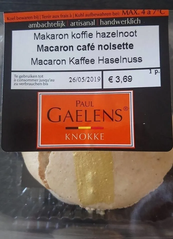 Macaron café noisette