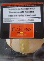 Macaron café noisette