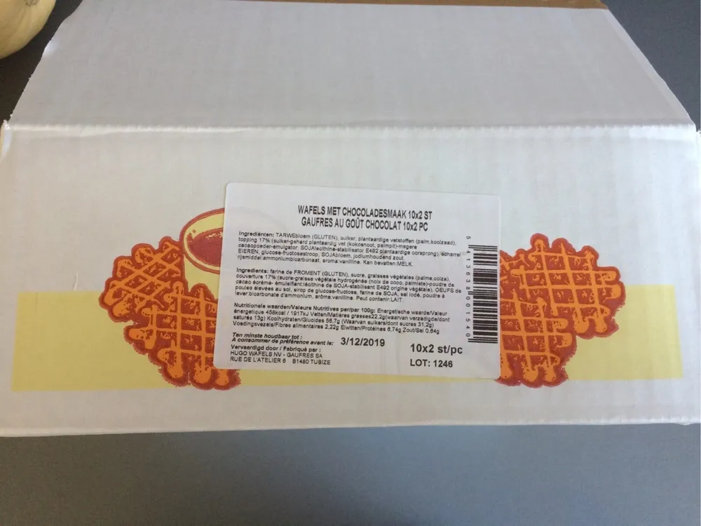 Gaufres au goût chocolat