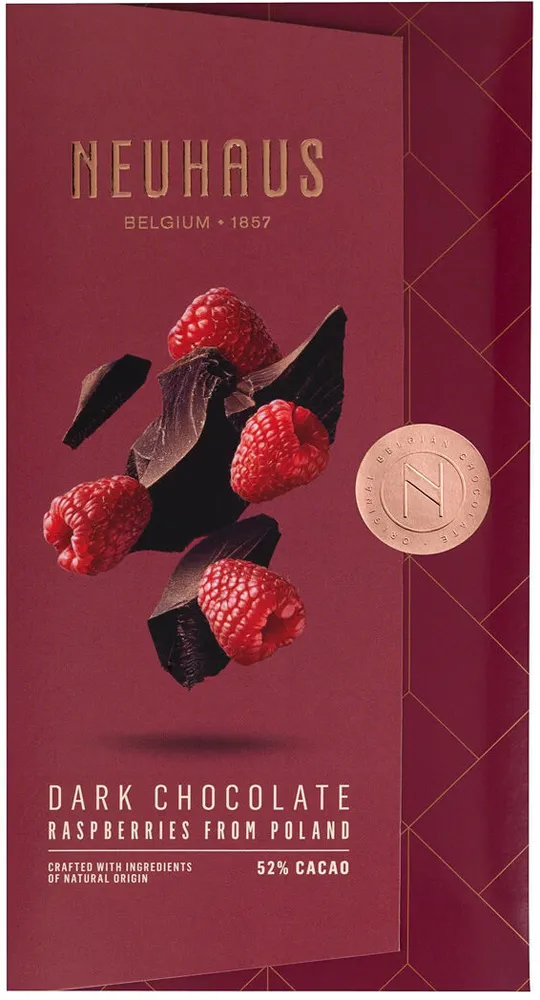 Dark chocolate raspberries