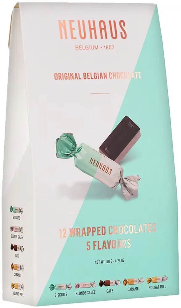 12 wrapped chocolates 5 flavors