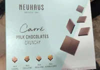 Milk chocolates crunchy