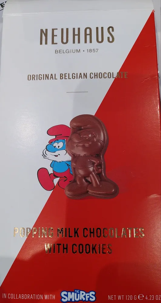 Popping Milk Chocolates With Cookies