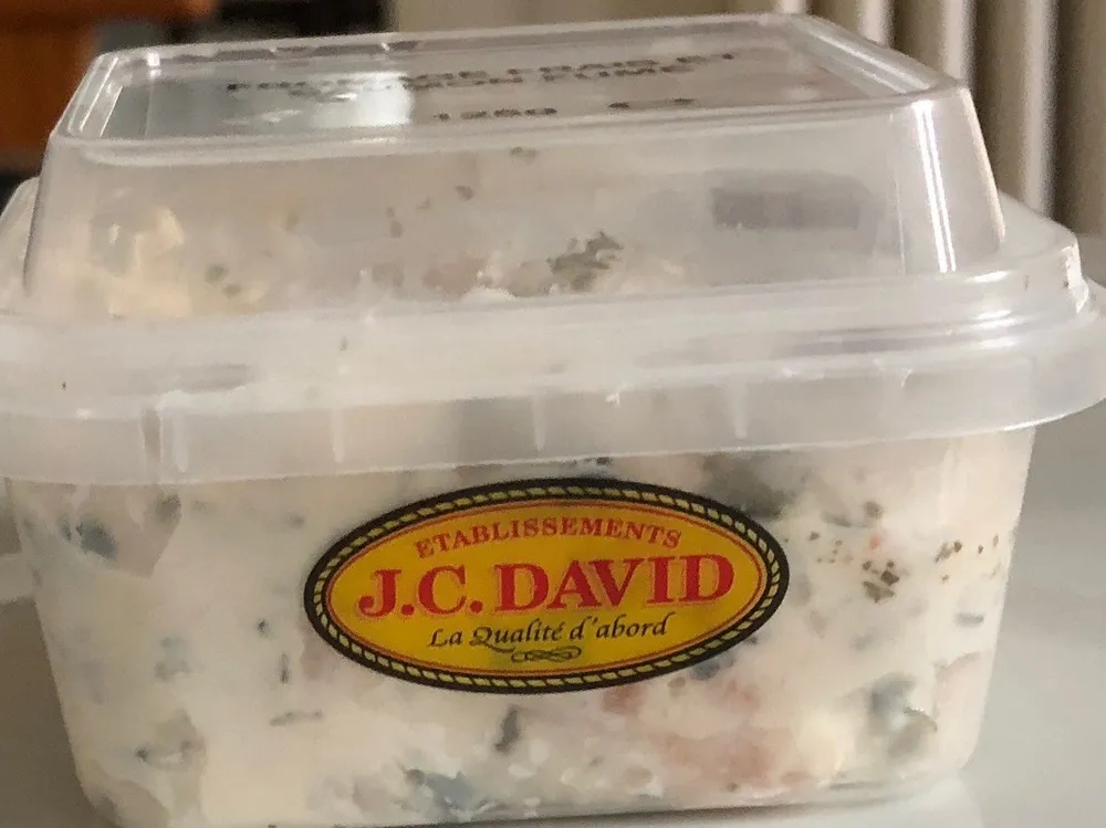 Fromage frais et saumon fumé