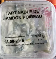Tartinable jambon poireau