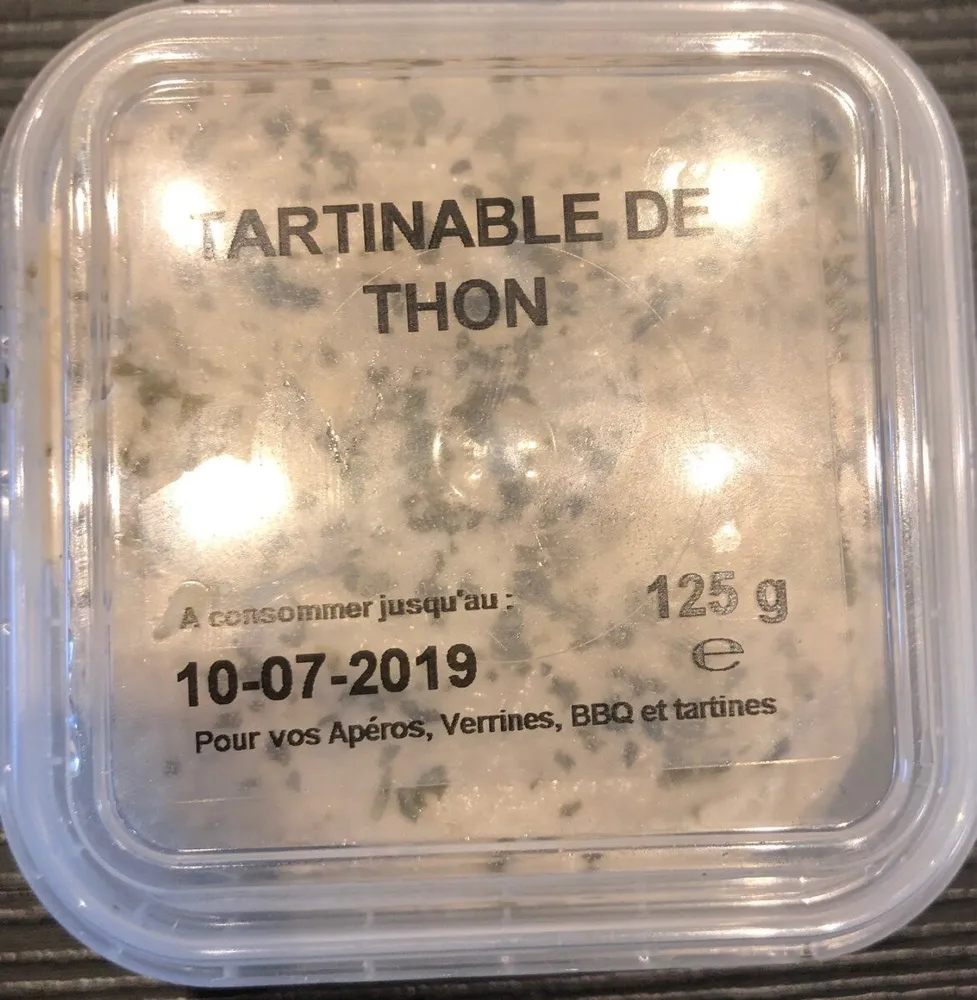 Tartinable de thon
