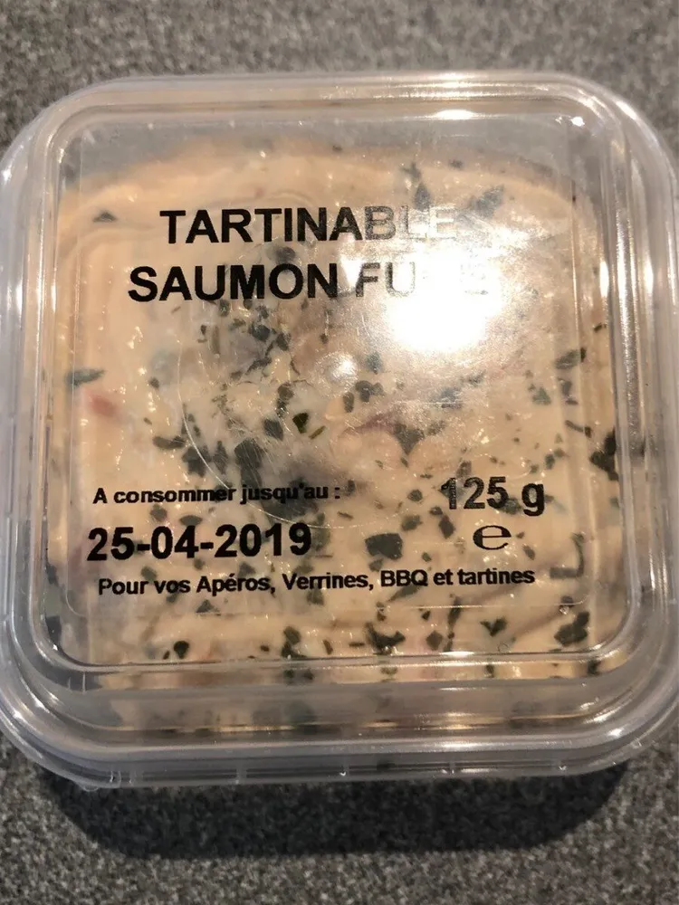 Tartinable saumon fumé