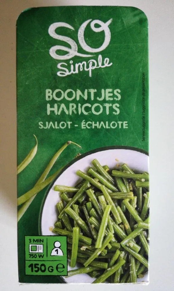 Haricots à l'échalote