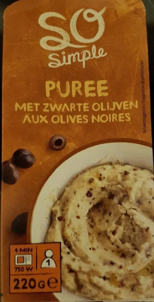 Purée aux  olives noires