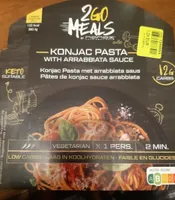 2go meals pâtes konjac arrabbiata