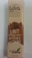Bel Arte Almonds 42G lait ganache noire et feves de cacao