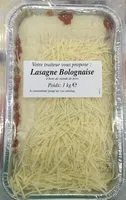 Lasagne Bolognaise à base de viande de porc