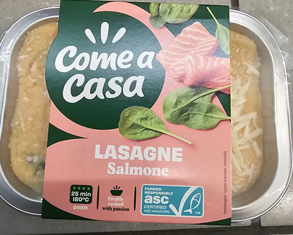 Lasagne salmone